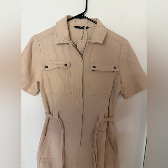Stylish Tan Jumpsuit - Picture 2 of 14